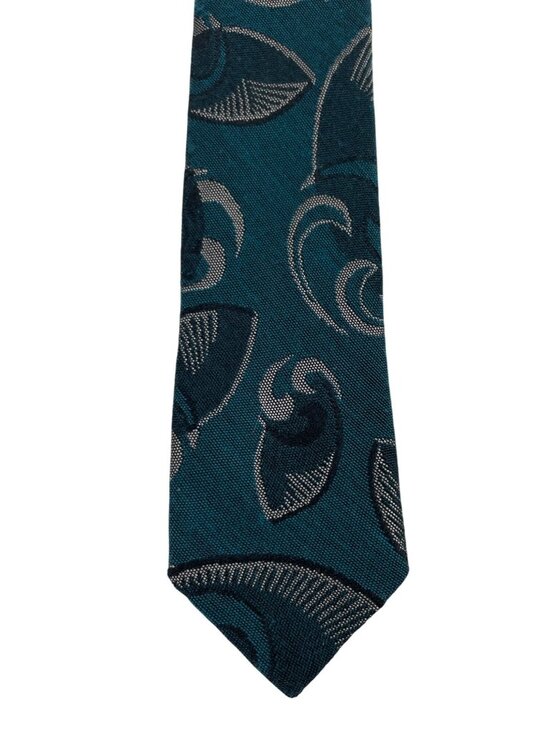 Jordache Other - Vintage Jordache Mens Skinny Tie Necktie Green Tan & Black